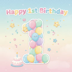 Urodziny roczek - Yooglo