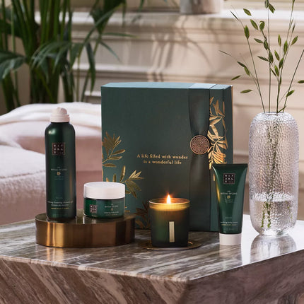 The Ritual of Jing Gift Set M średni zestaw podarunkowy do ciała ze świecą