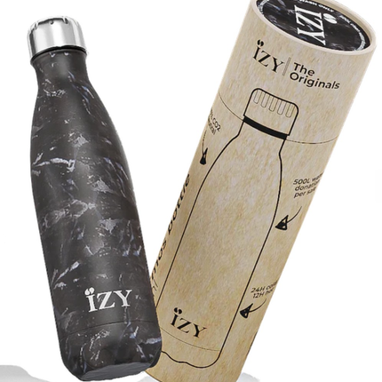 Marmurowy czarny 500ml termos - Yooglo