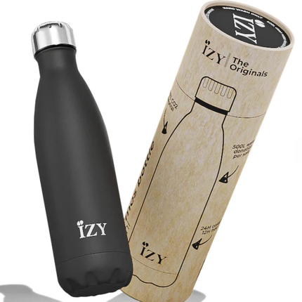 Matowy czarny 500ml termos - Yooglo