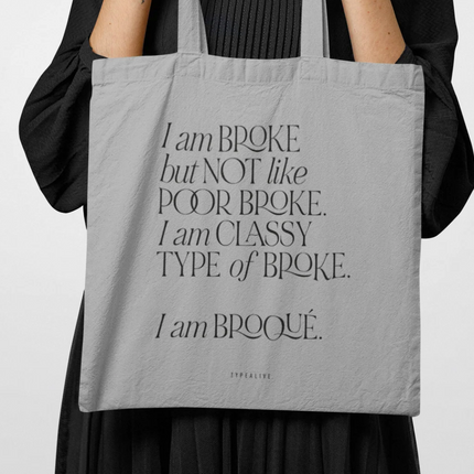 Torba bawełniana / Broke - Yooglo