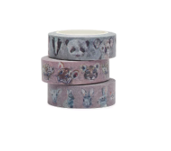 Dekoracyjna taśma washi "Rabbits" - Yooglo