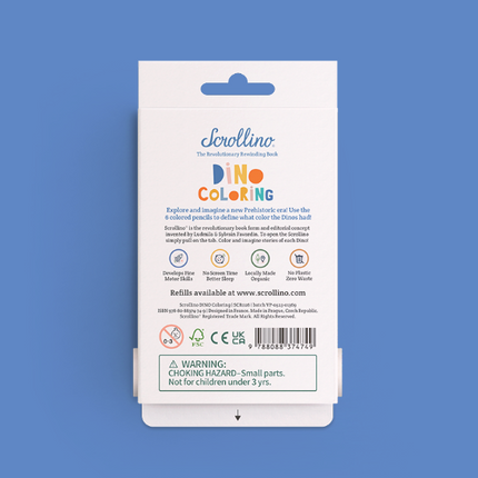 Scrollino DINO Coloring - Yooglo