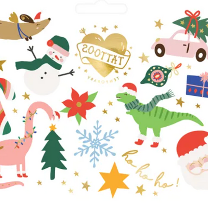 Tatuaże zmywalne Ho ho ho!, mix - Yooglo