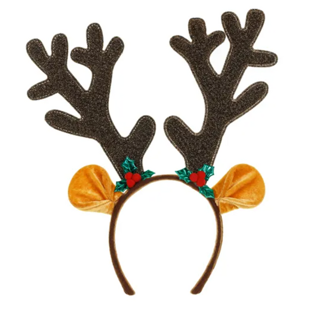 Opaska Rogi Renifera z uszami, 29x34cm, mix - Yooglo