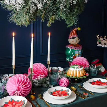 Serwetki Gwiazda betlejemska, mix, 14.5x15.5cm (1 op. / 20 szt.) - Yooglo