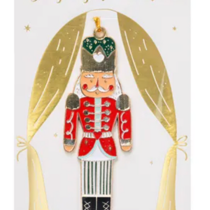 Metalowa zawieszka dekoracyjna Dziadek do orzechów, mix, 3x10cm - Yooglo