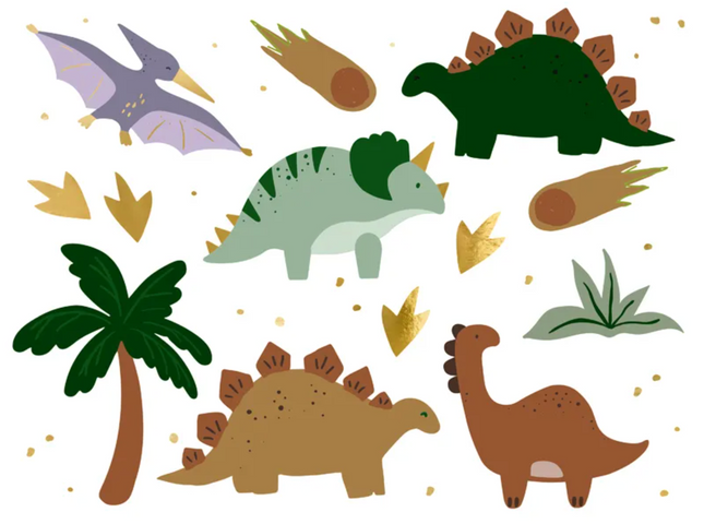 Tatuaże Dinozaury, mix wzorów - Yooglo