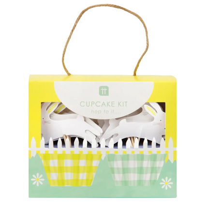 Zestaw do babeczek wielkanocnych Bunny Cupcake Kit - króliczki - Yooglo