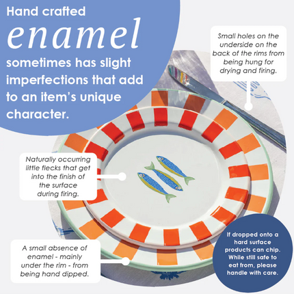 Talerz emaliowany 25 cm – Oliwki - Yooglo