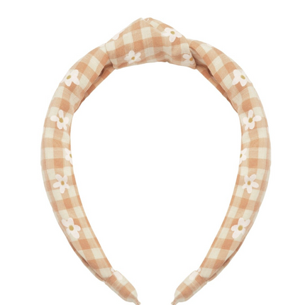 Opaska w kratkę z kokardą Daisy - Yooglo