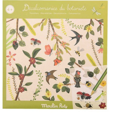 Moulin Roty Kalkomania BOTANIK Jardin du Moulin - Yooglo