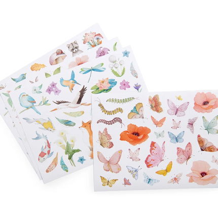 Moulin Roty: Naklejki Les Rosalies NATURA - Yooglo