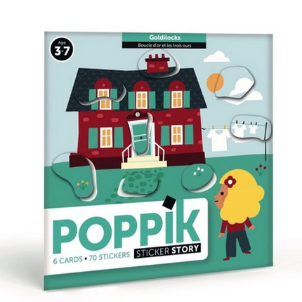 Poppik: Naklejki Bajkowe Opowieści – ZŁOTOWŁOSA - Yooglo