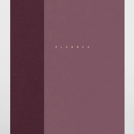 Papierniczeni Planner niedatowany KLASYK – ciemny róż - Yooglo