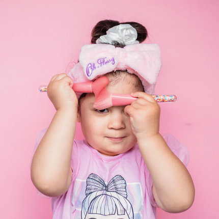 Zestaw 5 pędzli do makijażu z uchwytami w stylu słodkiej posypki - Yooglo