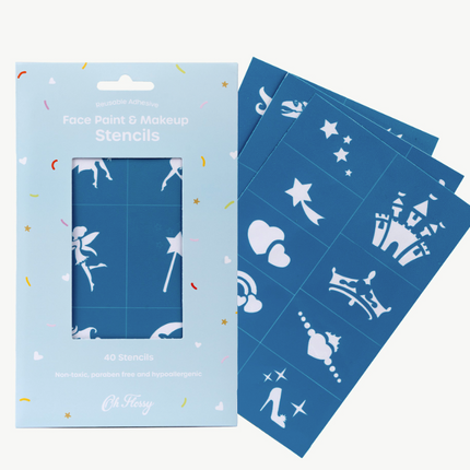 Wielorazowe szablony do makijażu i malowania twarzy - Yooglo