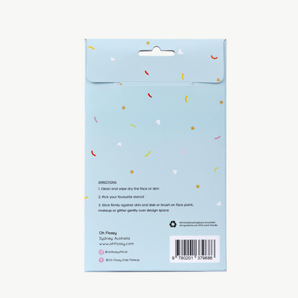 Wielorazowe szablony do makijażu i malowania twarzy - Yooglo