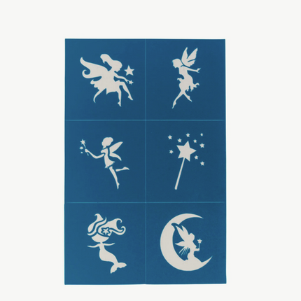 Wielorazowe szablony do makijażu i malowania twarzy - Yooglo