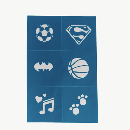 Wielorazowe szablony do makijażu i malowania twarzy - Yooglo