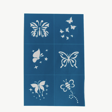 Wielorazowe szablony do makijażu i malowania twarzy - Yooglo