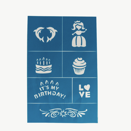 Wielorazowe szablony do makijażu i malowania twarzy - Yooglo