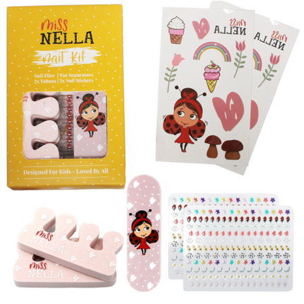 Zestaw w pięknej bawełnianej torebce - Girly Girl Essentials - Yooglo