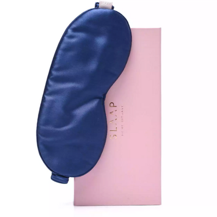 Jedwabna opaska do spania granat - Yooglo