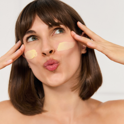 Zestaw w kosmetyczce płytka Gua Sha i maska Night C-era - Yooglo