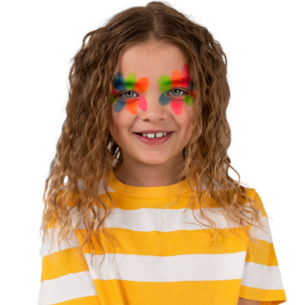 Kredki do malowania twarzy świecące w UV 6szt - Yooglo