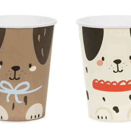 Kubeczki Pieski, mix, 220 ml - Yooglo