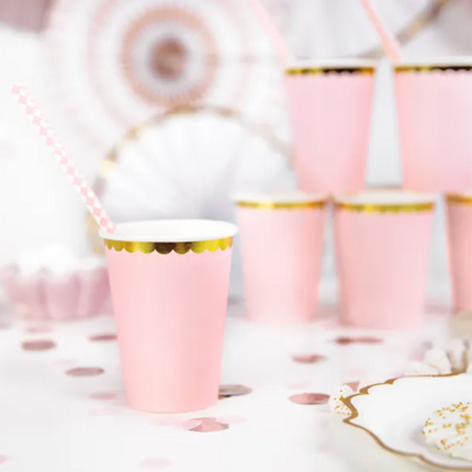 Kubeczki, jasny róż, 220ml - Yooglo