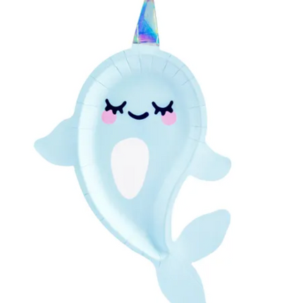 Talerzyki Narwal 18,5x29cm - Yooglo