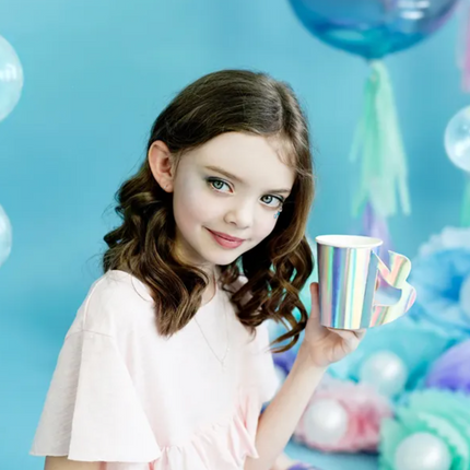 Kubeczki Syrenka, opalizujący, 220ml - Yooglo