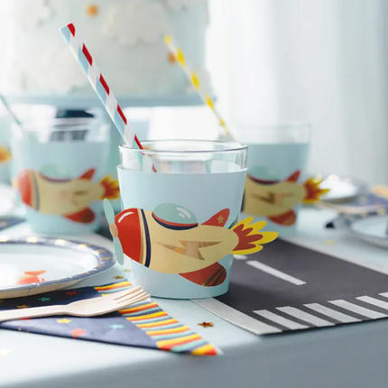 Nakładki na kubki Samolot