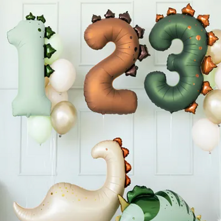 Balon foliowy stojący Brontozaur 91x85cm