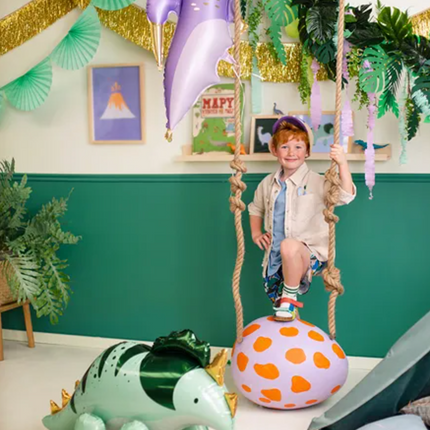 Balon foliowy Pterodaktyl, 120x62 cm, fioletowy