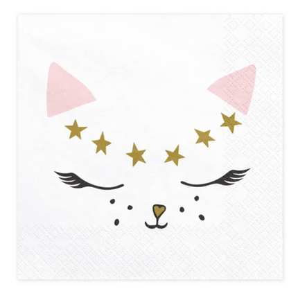 Serwetki Kotek, 33x33cm