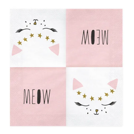 Serwetki Kotek, 33x33cm