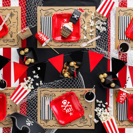 Pudełka na popcorn Piraci