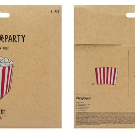 Pudełka na popcorn Piraci