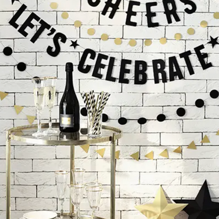 Słomki papierowe, czarny, 19,5cm