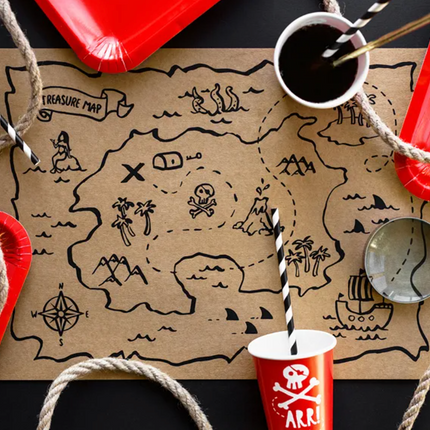 Słomki papierowe, czarny, 19,5cm