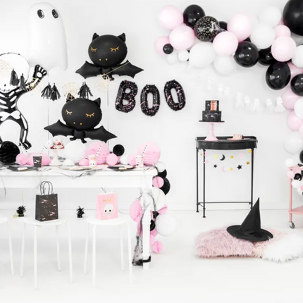 Słomki papierowe, czarny, 19,5cm