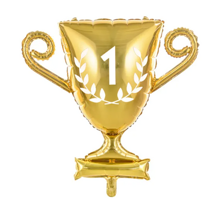 Balon foliowy Puchar, 64x61cm, złoty