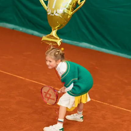 Balon foliowy Puchar, 64x61cm, złoty