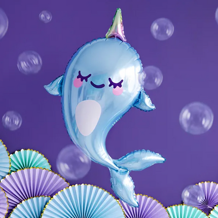 Balon foliowy Narwal, 53x87cm