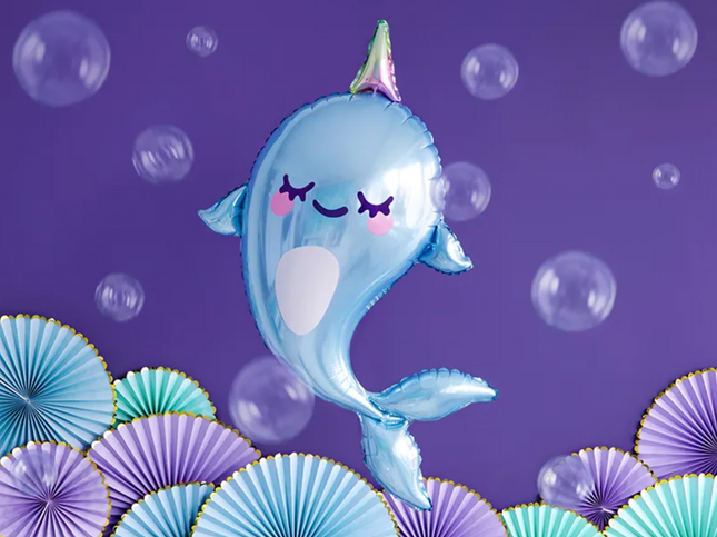 Balon foliowy Narwal, 53x87cm