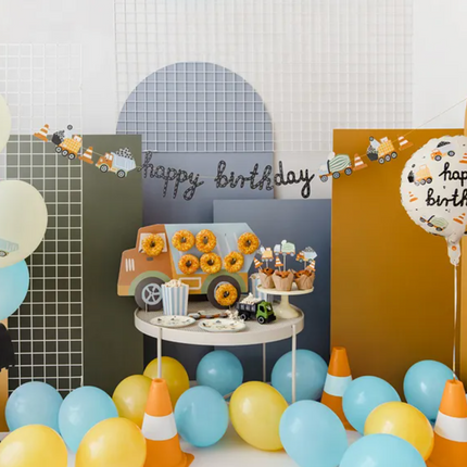 Balon foliowy Pojazdy budowlane, 45 cm