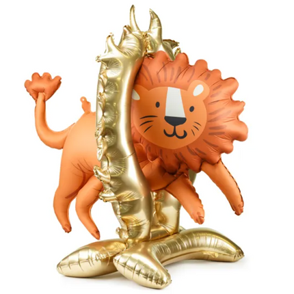 Stojący balon foliowy Lew, 97x97 cm